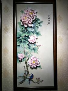 牡丹瓷趙粉壁畫(huà)